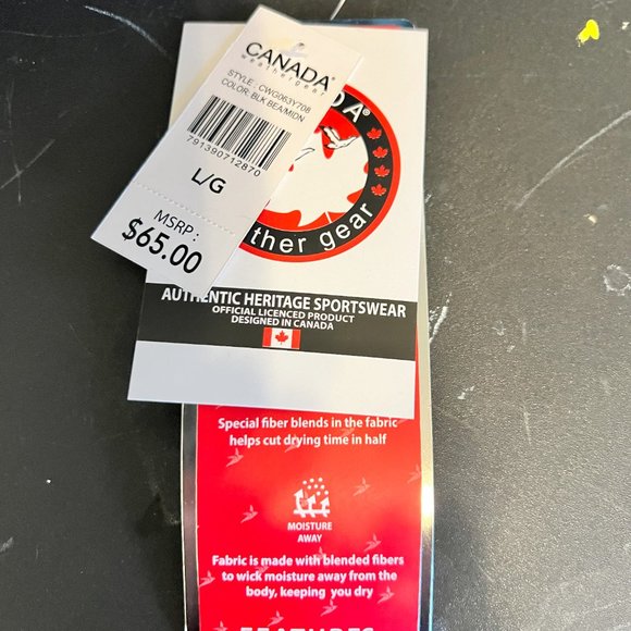 Canada Weather Gear Fleece Mens Large Blue Quarter Zip Pullover 1/4 Zip - Picture 3 of 6